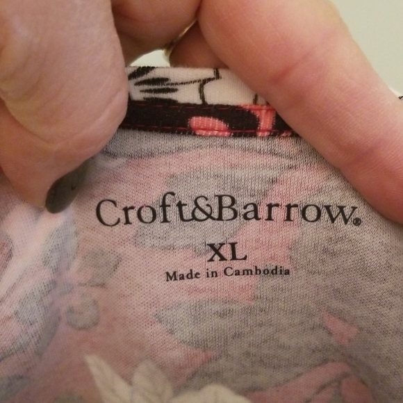 Croft & Barrow Vibrant V Neck - Picture 4 of 6